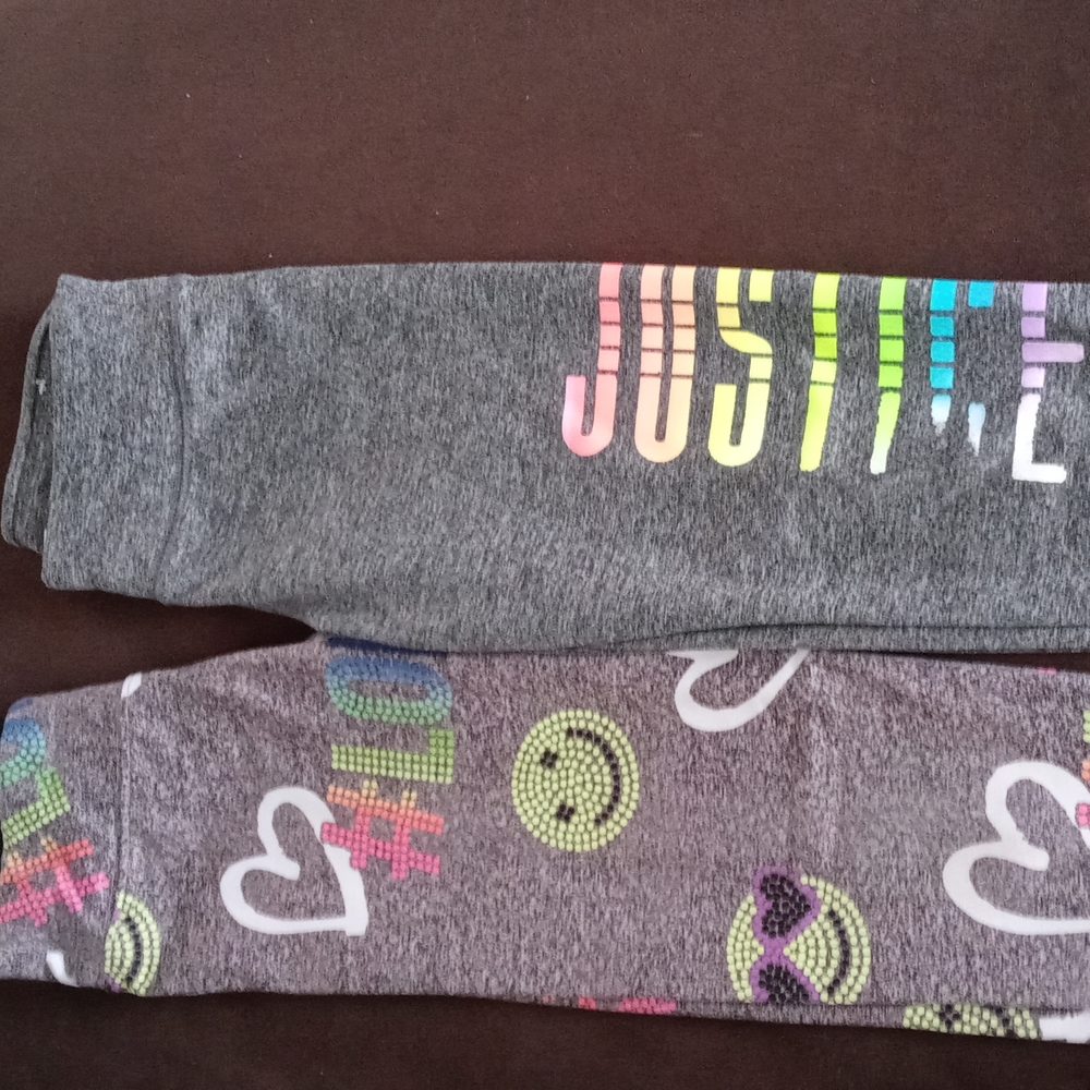 Girls size 7 Justice leggings